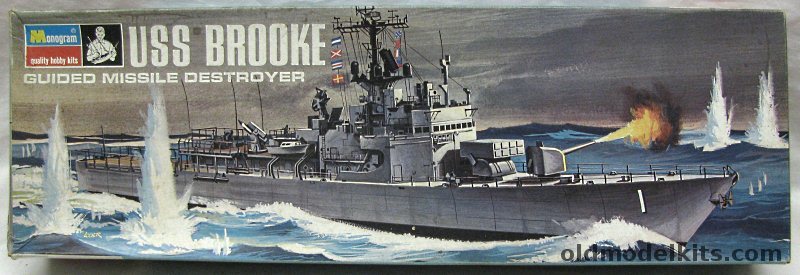 Monogram 1/310 USS Brooke DEG-1 Guided Missile Destroyer, PB235 plastic model kit
